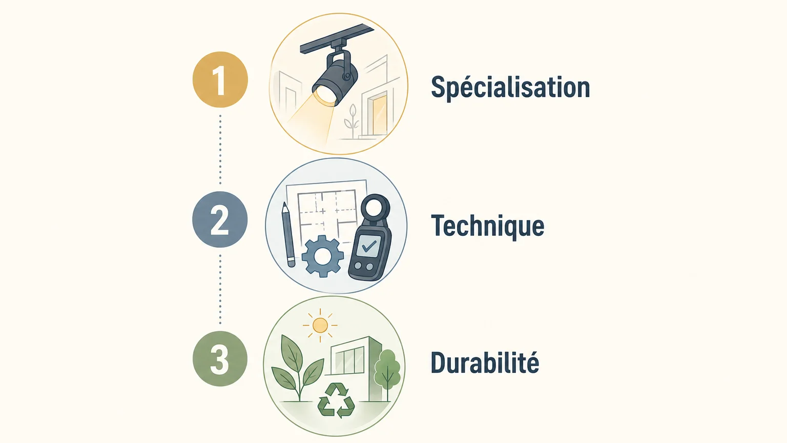 Checklist en trois critères pour choisir un prestataire de conception lumière